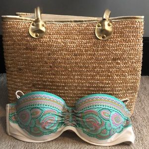 VS underwire bandeau bathing suit top